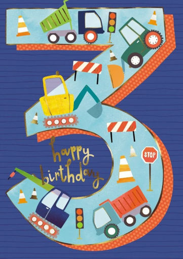 Picture of HAPPY 3RD BIRTHDAY CARD